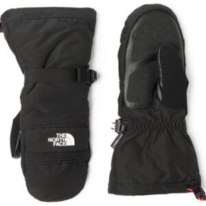 The North Face Montana Ski Black Hyvent Insulated Waterproof Mitts Glove XS